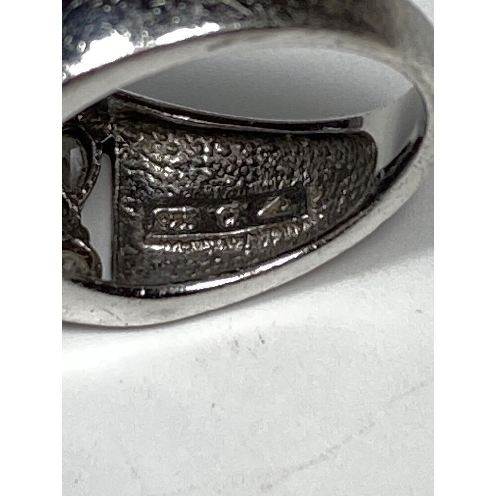 925 Thailand CZ Sterling Silver Ring Size 9 7.39g - Picture 10 of 12